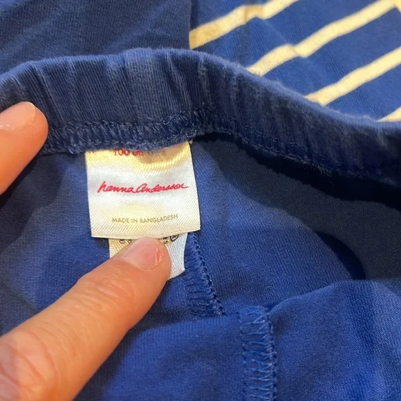 Hanna andersson | size 4 toddler girl twirl dress floral with matching leggings - Picture 3 of 4